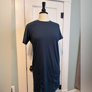 Unbranded Dark Blue T-shirt Dress with pockets, Medium